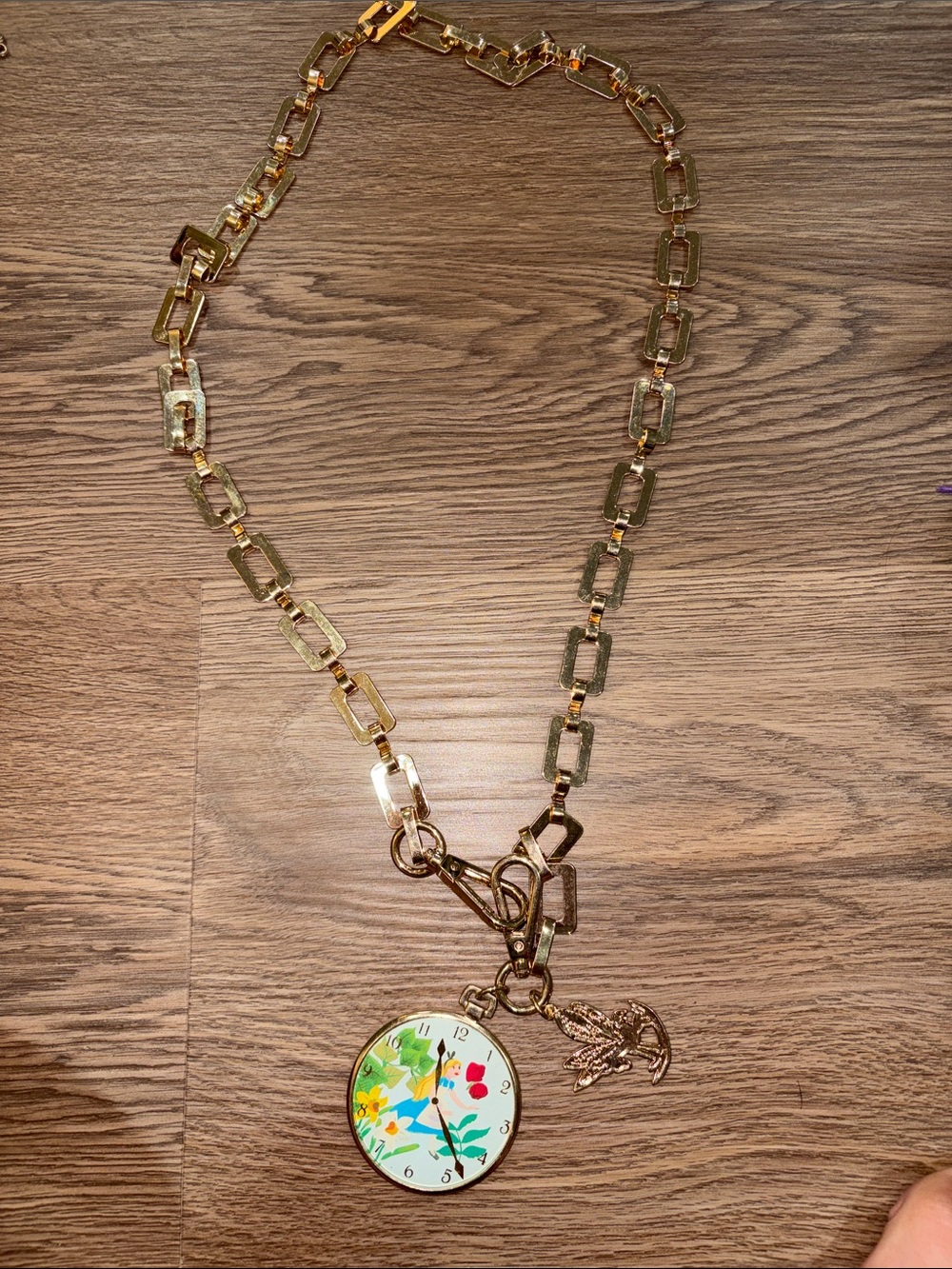 20-Mary Blair Alice in Wonderland 70th Anniversary Bag Chain w/ Charm Disney